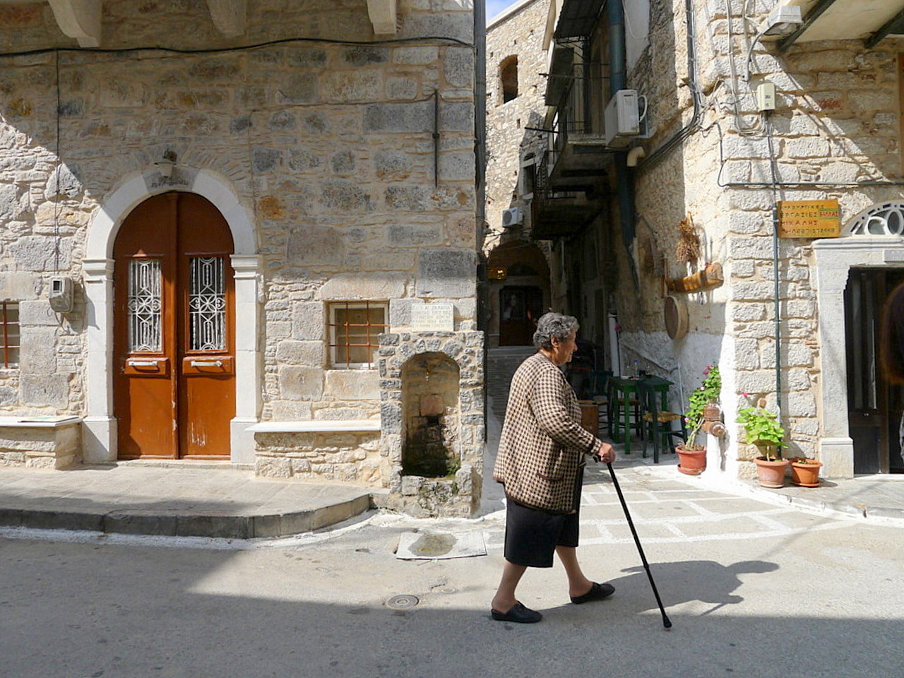 View of Pyrgi village
